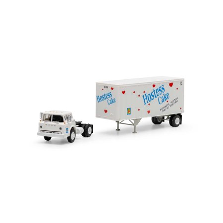 Athearn HO RTR Ford C/28' Trailer Hostess ATH90992 HO Vehicles