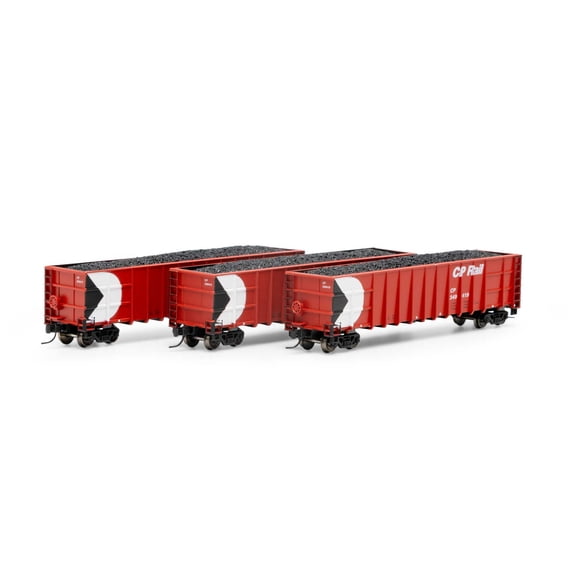 Athearn N Thrall High Side Gondola w/Load CPR #2 3 ATH3881 N Rolling Stock