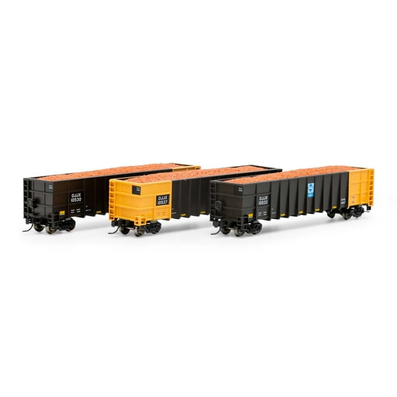 Athearn N Thrall High Side Gondola w/Load DJJX #2 3 ATH3875 N Rolling Stock