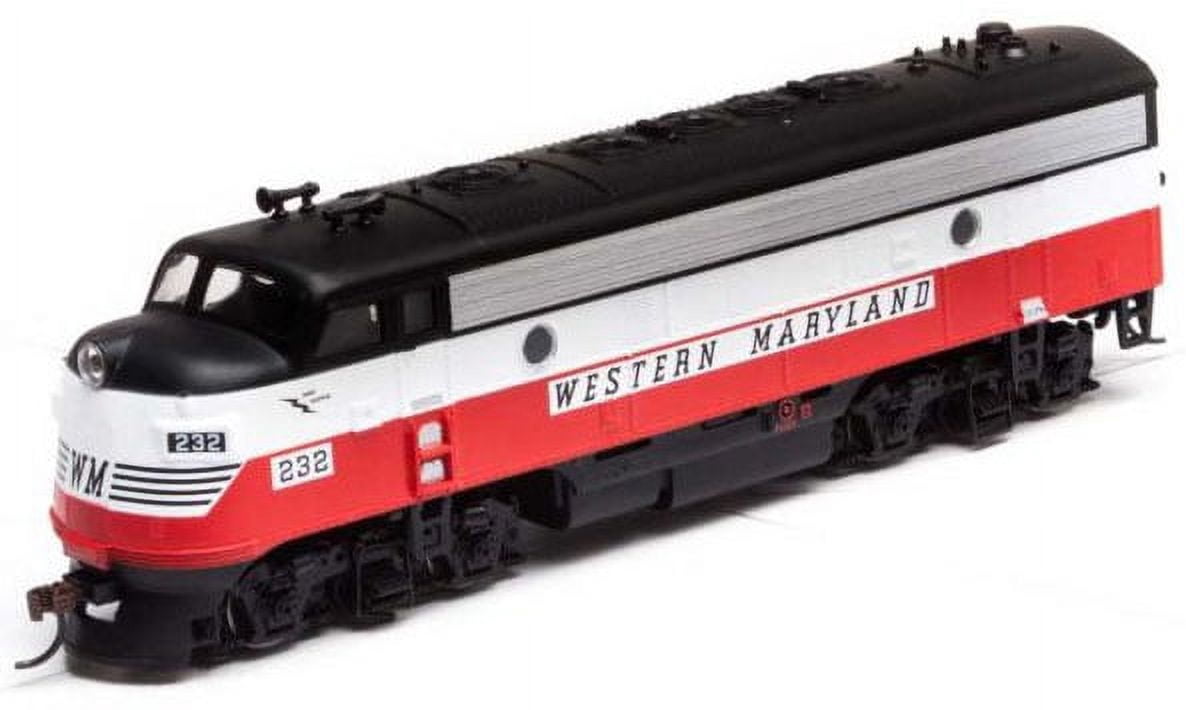 Athearn Roundhouse HO Scale EMD F7A Locomotive Western Maryland/WM #232 ...