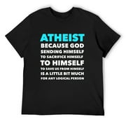Atheism Anti-Religion Funny Atheist T Shirt Black Small