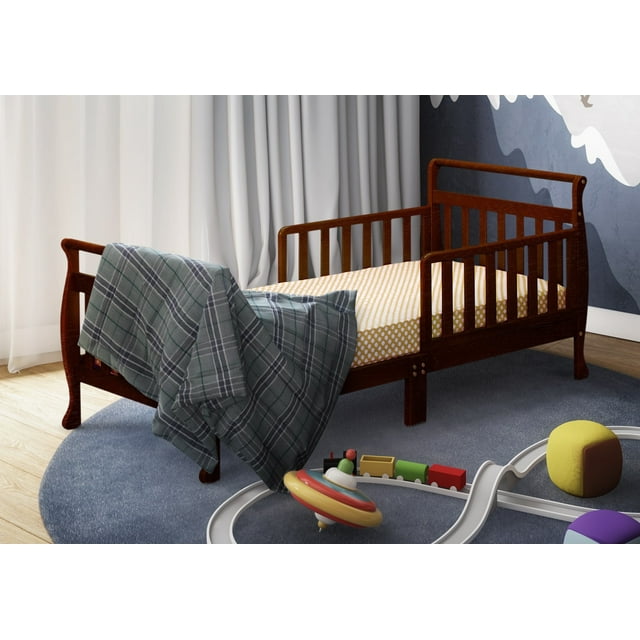 Athena Classic Sleigh Toddler Bed, Espresso