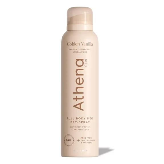 Athena Club Dry Touch Deo Body Spray Golden Vanilla