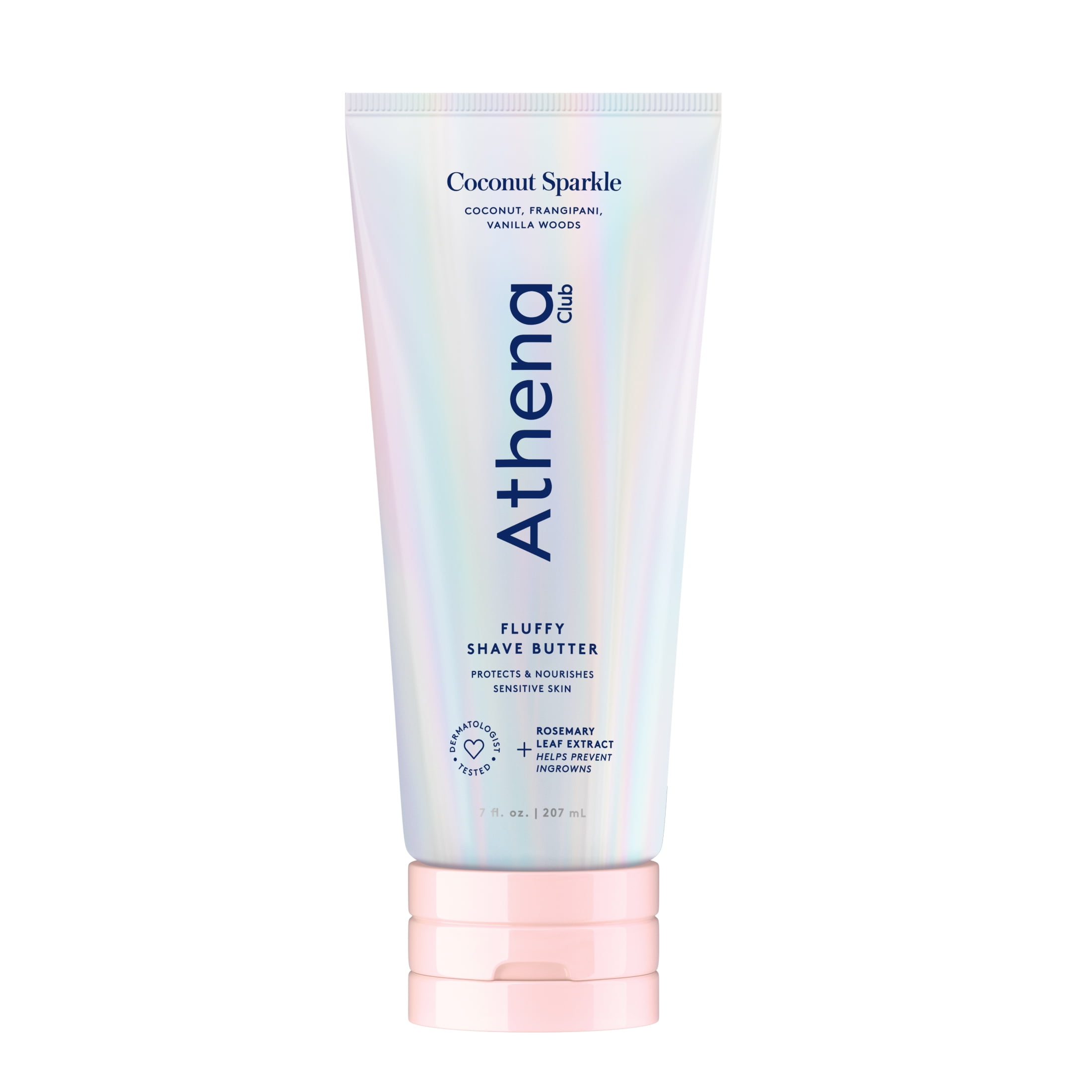 Athena Club Fluffy Shave Butter - 7oz, Coconut Sparkle