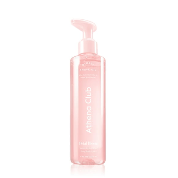 Athena Club Glossy Shave Oil - 8oz, Petal Bloom