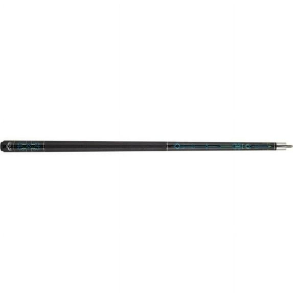 Athena Cues ATH51 21 21 oz Athena Pool Cue, Black with Blue & Green