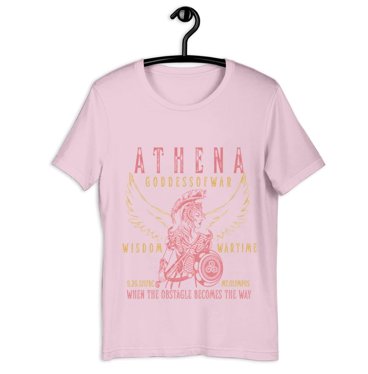Athena Distressed Band TShirt Greek Mythology Shirt Goddess Of War