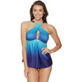 thumbnail image 1 of Athena - Indo Ombre Chevelle Wrap Tankini Top, 1 of 2
