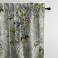 thumbnail image 1 of Athena Linen Heather Gray Pole Top Drapery Panel - Pair 50"x96", 1 of 5