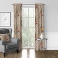 thumbnail image 1 of Athena Linen Pole Top Drapery Panel, Blush - 50 x 144 in. - Pack of 2, 1 of 1