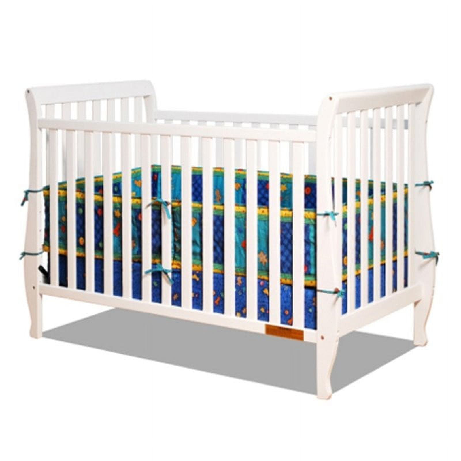 Athena Naomi 4in1 Convertible Crib White Free Guardrail included