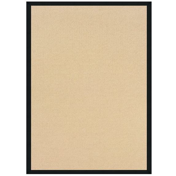 Linon Athena Natural & Black 9.10x13, Rug