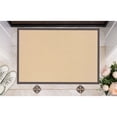 thumbnail image 1 of Contemporary Home Living 1.75' x 2.75' Tufted Solid Bordered Area Throw Rug - Brown and Slate Gray, 1 of 4