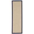 thumbnail image 1 of Linon Athena Natural & Blue 2.6x12 Area Rug, 1 of 6