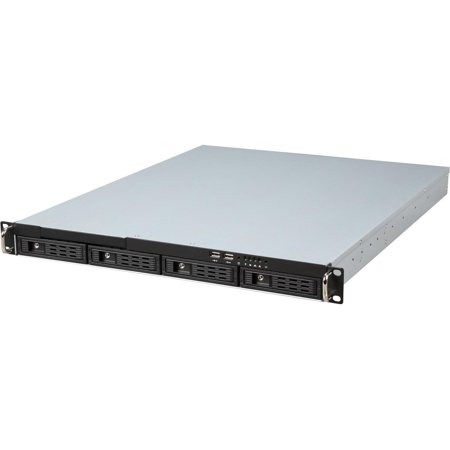 Athena Power RM-1U1043HA Black 1.0mm SGCC 1U Rackmount Server Case, Single Flex ATX