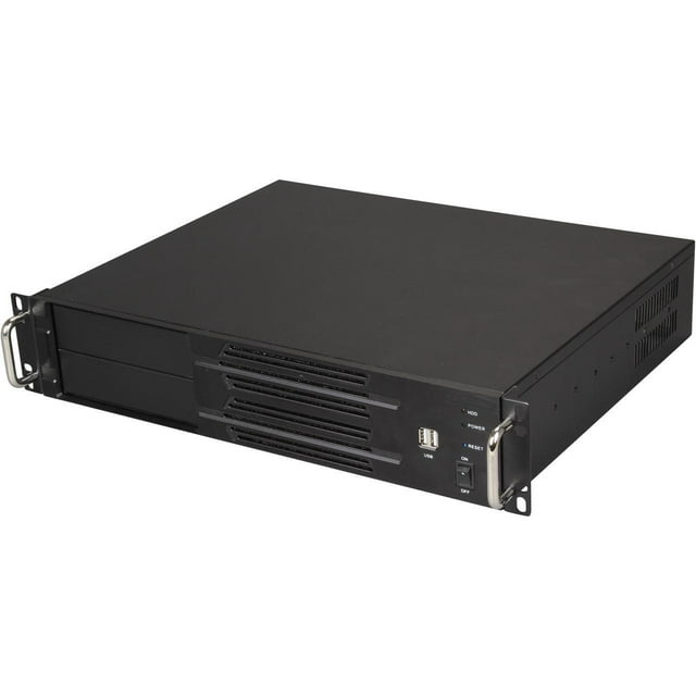 Athena power rm 2u200h608 black aluminum steel 2u rackmount server