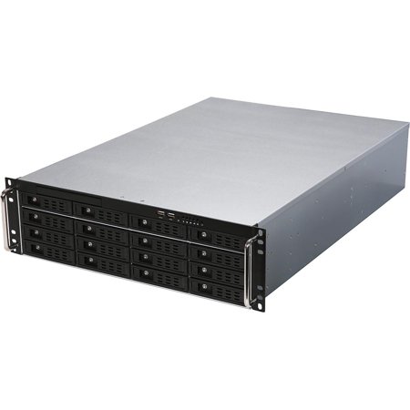Athena Power RM-3U3163HE12 Silver / Black 1.2mm SGCC 3U Rackmount Server Case 2U Micro Redundant 3U Single