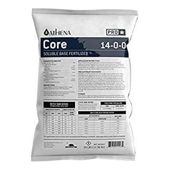 Athena Pro Core Water Soluble Base Fertilizer 25lb