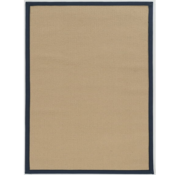 Linon Athena Sisal & Blue 8.9 x 12 Area Rug
