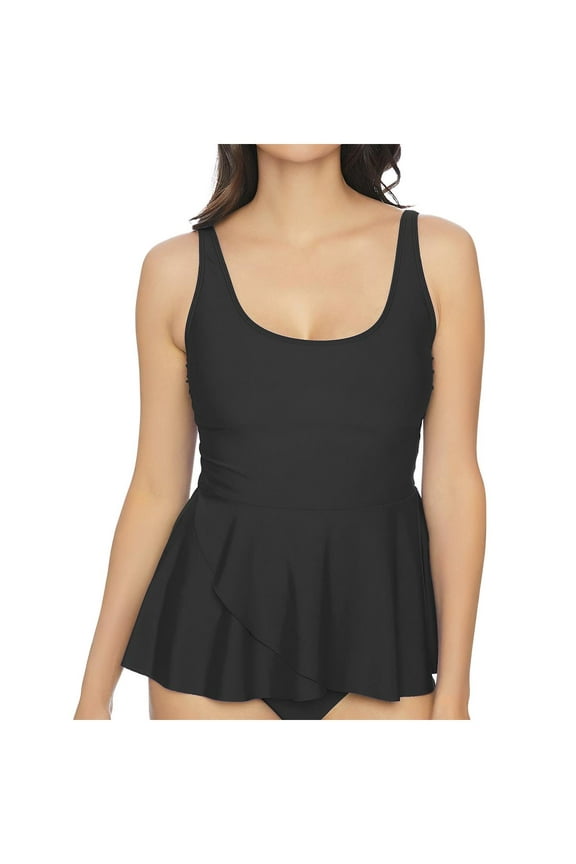 Womens Samba Scoop Neck Beachwear Swim Top Separates