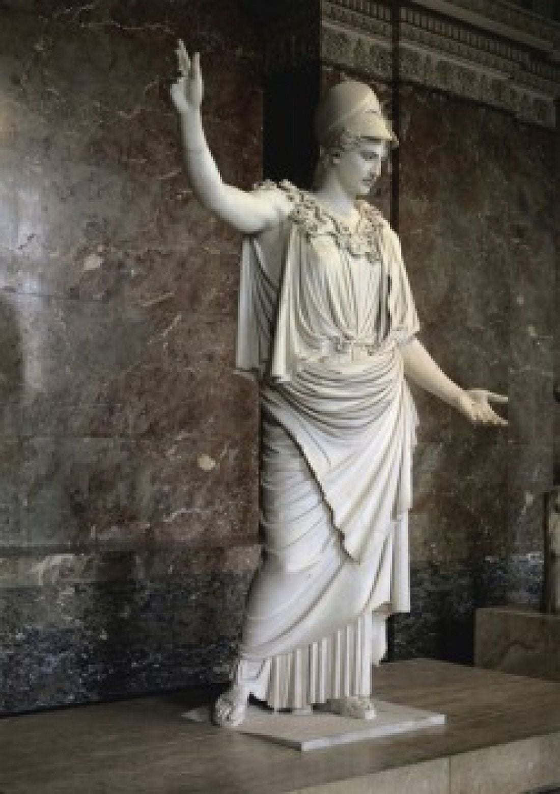 Athena or Minerva Greek Art Pallade de Velletri Canvas Art - (18 x 24)