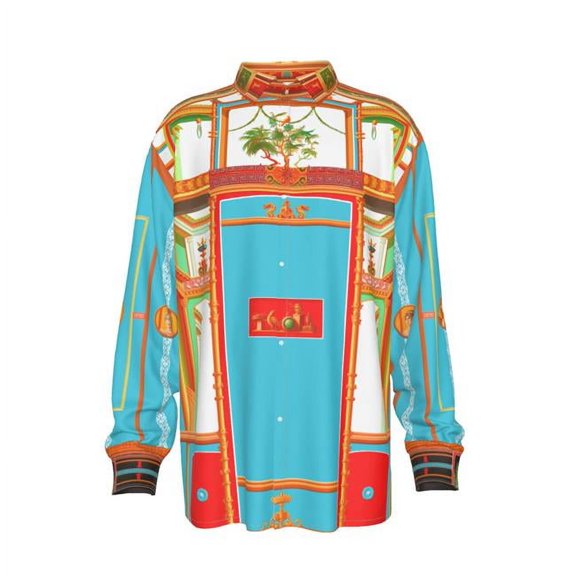Athenas Ancient Acropolis Long Sleeve Shirts - 3XL