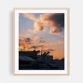 thumbnail image 1 of Athenian Sunset Silhouettes - Athens Greece Photography Sunset Silhouette Cityscape Skyline Architecture Moody Oak Framed Wall Art Print 6 x 8 inches, 1 of 12
