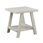 Athens Contemporary Wood Shelf End Table