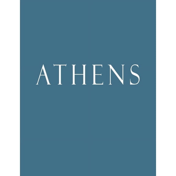 Athens: Decorative Book to Stack Together on Coffee Tables, Bookshelves and Interior Design - Add Bookish Charm Decor to Your