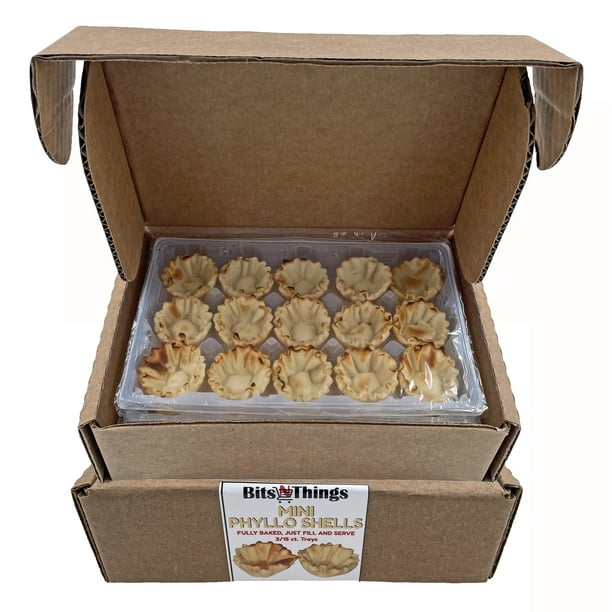 Bits N Things Mini Phyllo Dough Shells 45 Count for Office