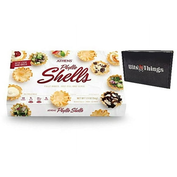 Athens Foods Mini Fillo Dough Shells 15 Per Box (3 Boxes)