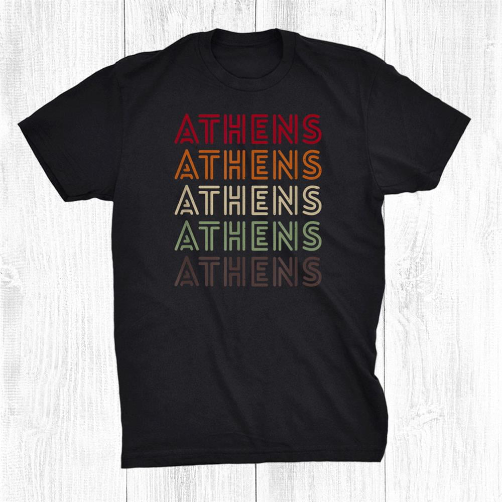 Athens Holiday Ga Festival Tourist Keepsake Shirt Gift Black