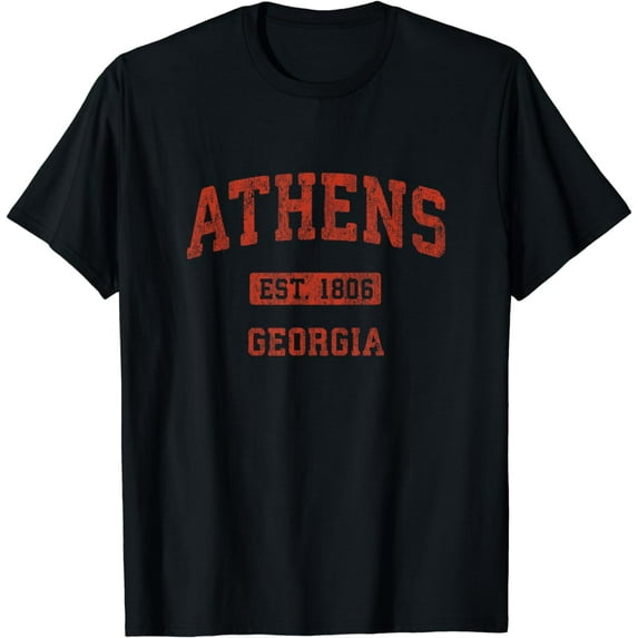 Athens Georgia Vintage Athletic Sports Design T-Shirt