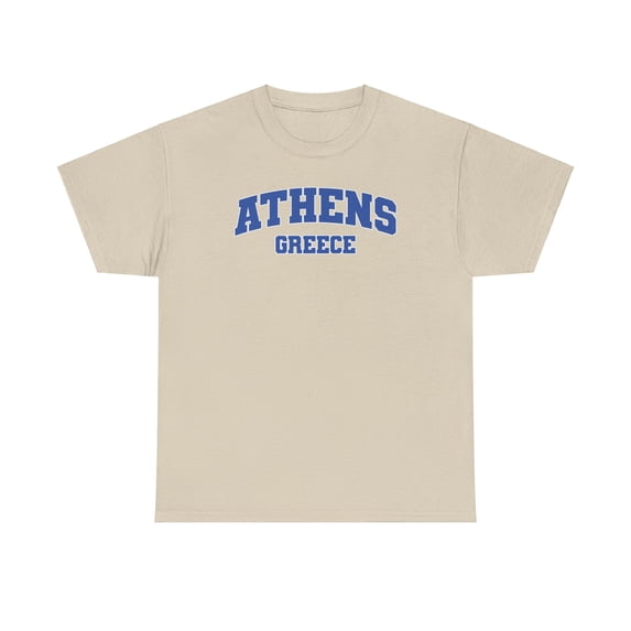 Athens Greece Shirt Gifts Tshirt Crew Neck Short Sleeve
