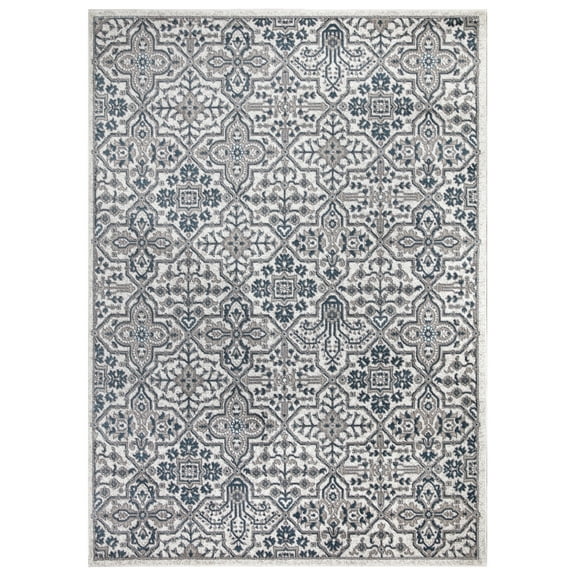 Athens Ivory 5 ft. x 7 ft. Area Rug