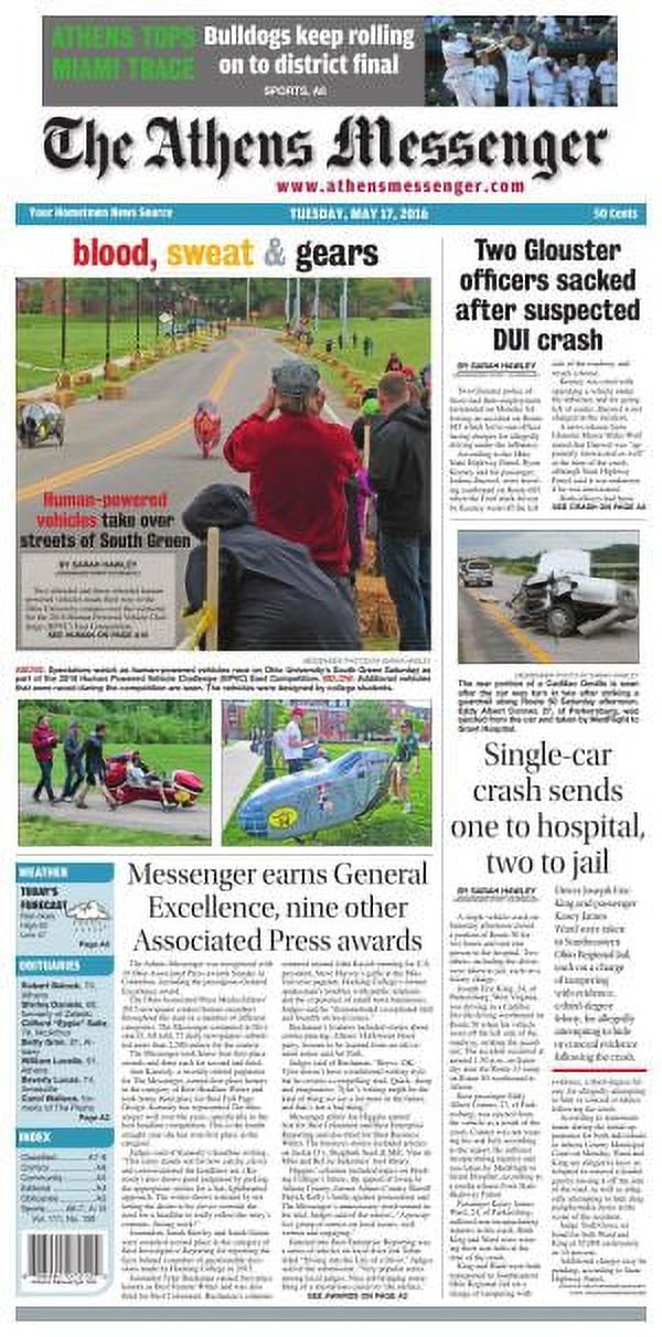 Athens Messenger Daily Newspaper