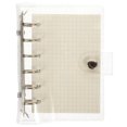 thumbnail image 1 of KONTONTY 1Set Small Loose-Leaf Notebook Waterproof Binder with 6 Rings Portable Multi Color, 1 of 5