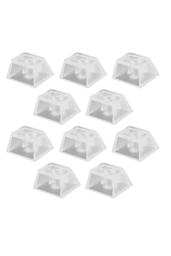 10-Pack Transparent ABS Keycaps for Mechanical Keyboards Replacement Keys