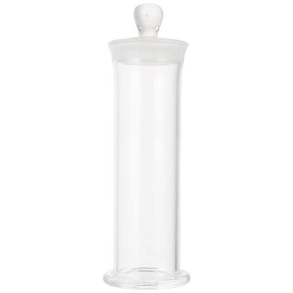 Athitqq Borosilicate Glass Specimen Bottle 1Pc Laboratory Sample Container Clear Glass Storage Bottle