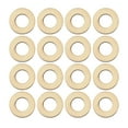 thumbnail image 1 of KONTONTY  Hollow Circle Wood Pieces Decorative Wooden Rounds 200pcs for Crafts, 1 of 5