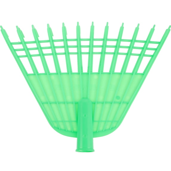 KONTONTY Lightweight Plastic Garden Rake for Efficient Leaves and Grass Cleanup in Yard and Lawn Care