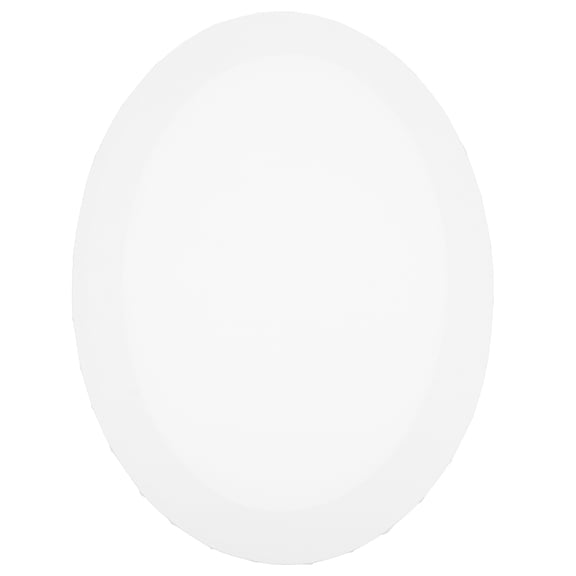 KONTONTY White Oval Wood Frame for Oil Paintings, Art Decor, and Supplies Display