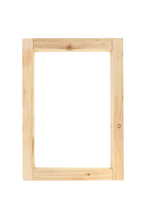 Professional Khaki Wood Screen Frame for T-Shirt and Fabric Printing DIY Tools