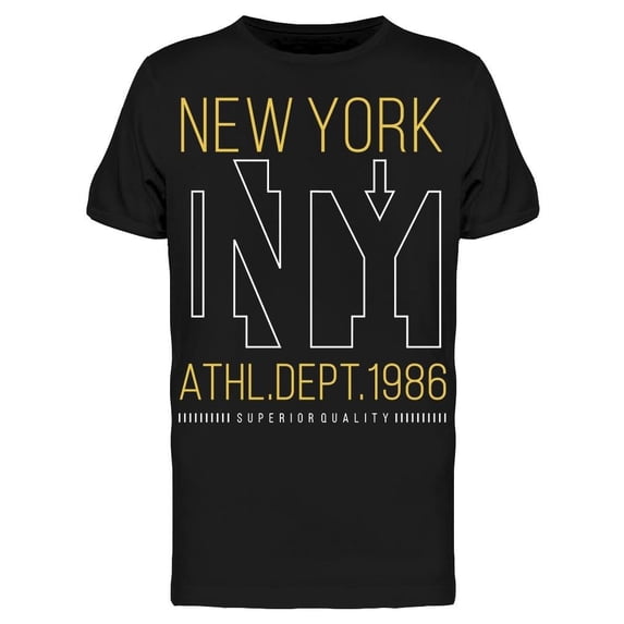 Athl 1986 Lettering Design Tee Men's -Image by Shutterstock