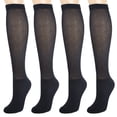 thumbnail image 1 of Athlemo Diabetic Crew Socks 4 Pack Breathable Non Binding Socks, 1 of 4
