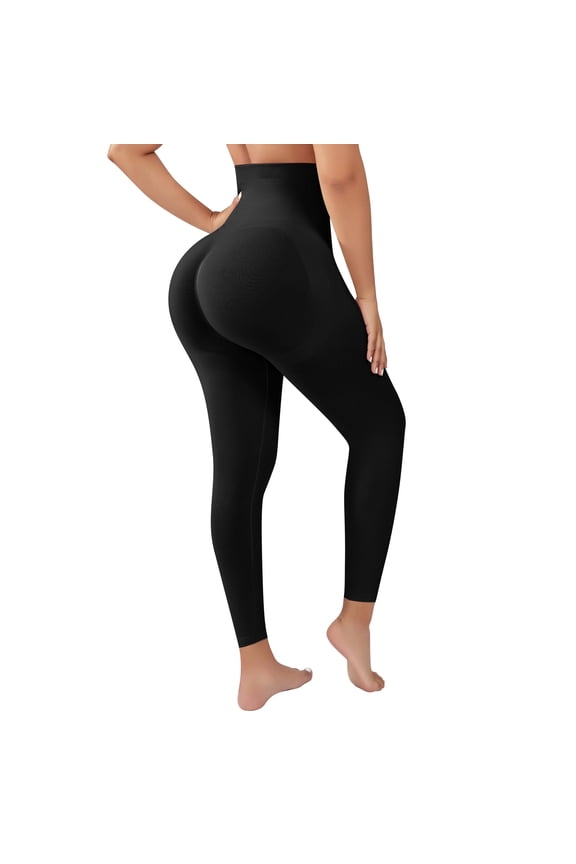 Elastic Waist Control Tummy Shaping Leggings Shapewear