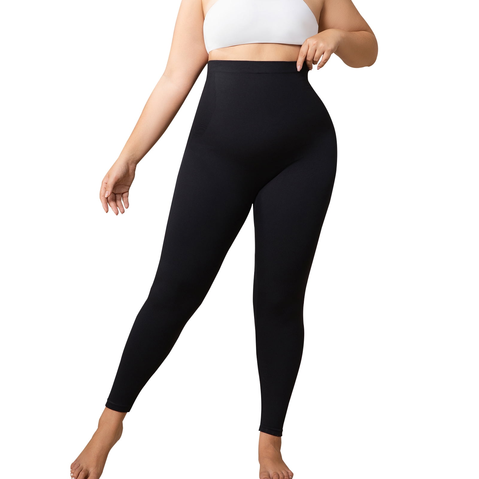 Athlemo Plus Size Women's Anti-cellulite Slim Premium High Waist Tummy ...