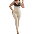 thumbnail image 1 of Athlemo Plus Size Women Open Bust Full-Length Shaping Jumpsuit Sleeveless Shapewear Tummy Control, 1 of 7