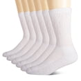 thumbnail image 1 of Athlemo Socks for Men Women Non-Binding Circulation-6 Pairs Loose Fit Crew Sock, 1 of 5