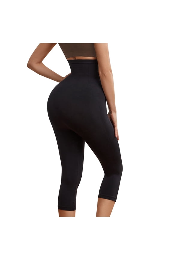 Women High Waist Shapewear Tummy Control Butt Lifting Capris